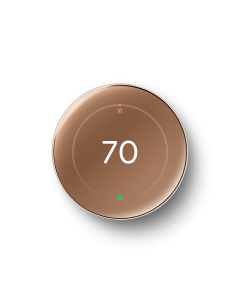 Google Nest Learning Thermostat (4th gen) (Polished Gold)